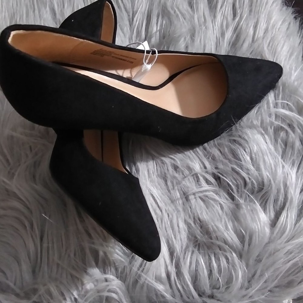 Women's Gemma Pointed Toe Pumps - A New Day Black - Picture 5 of 6